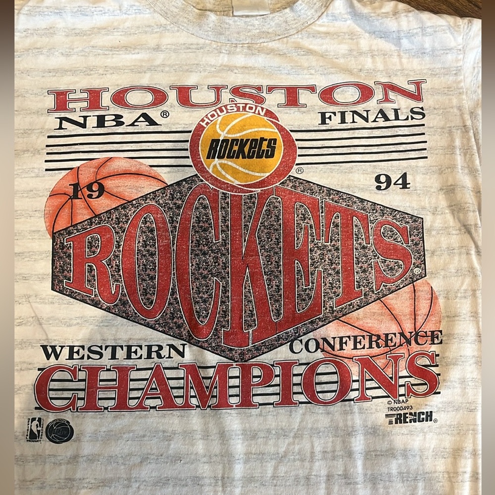 Vintage 1994 Houston Rockets NBA Finals Shirt